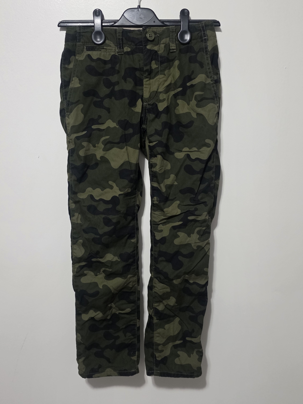 GAP Kids Green and Black Camo Pants